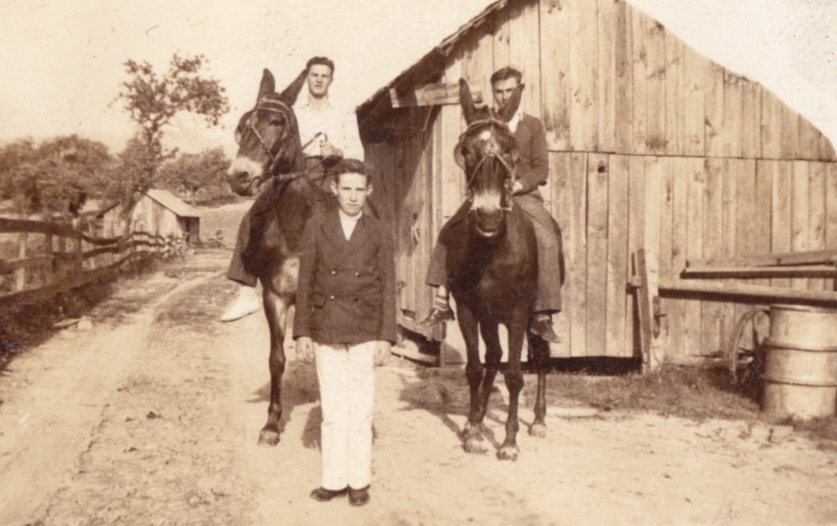 My dad attended Lincoln Memorial University in the late 1930s.  He kept a scrapbook of tiny photos to remember his first adventure away from home.  I have no idea who these people are but the picture was probably taken somewhere near the school in Harrogate, Tennessee just south of Cumberland Gap.