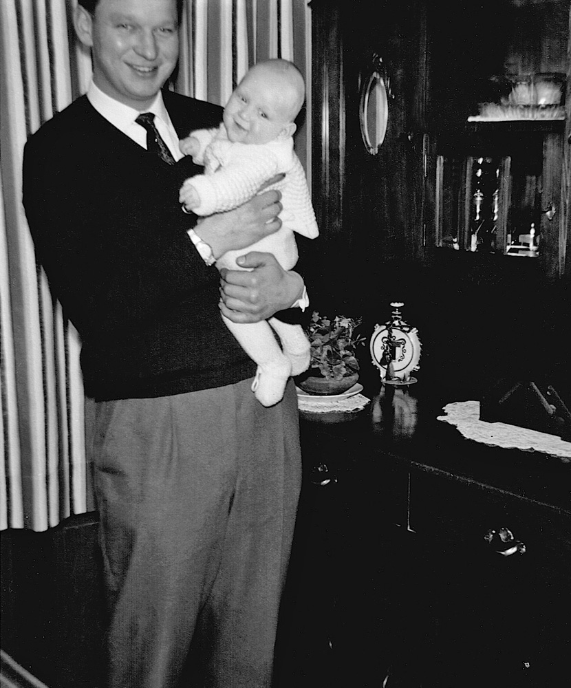 My godfather Uncle Toni - Switzerland 1962. Uncle Toni is now a good father and grandpa.