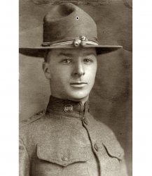 My grandfather in his Army uniform in 1917.